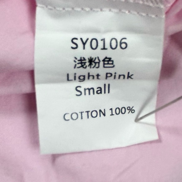 Coquette Girl, Feminine Pink Bow-Accent Long Sleeve Top. Size Small. - Picture 8 of 9